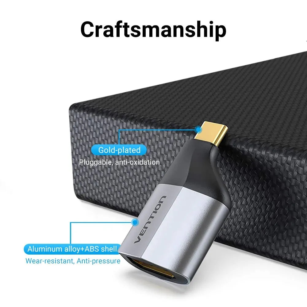 Vention TCAH0 Type-C Male to HDMI Female Adapter (Gray)