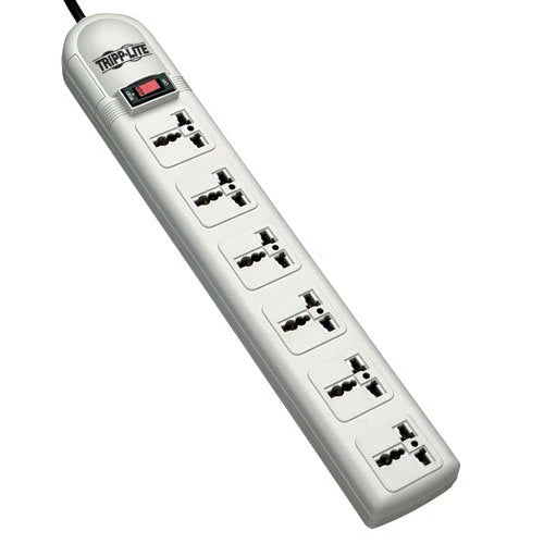 Tripp-lite 6 Ways Extension -,SUPER60MNI B 230V ,750 Joules 6-Universal Outlet Surge Protector