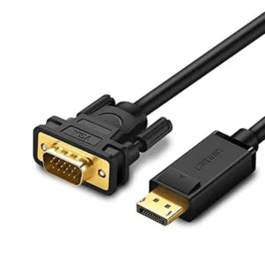 UGREEN Display Port Male to VGA Male Cable 1.5m (Black) – DP105 10247