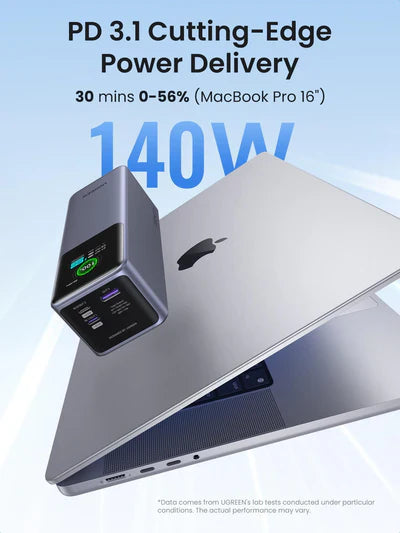 UGREEN PB722 25000mAh 200W Fast Charging Power Bank UG-35525B – High-Capacity Portable Charger with PD & QC for Laptops, Phones & Tablets