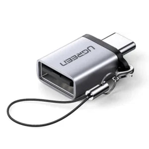UGREEN Type C to USB 3.0 Adapter Cable with Lanyard OTG (Space Gray) – US270 50283