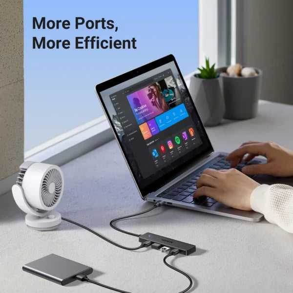 UGREEN 4 – Port USB to USB 3.0 Hub – CM219 – 25851