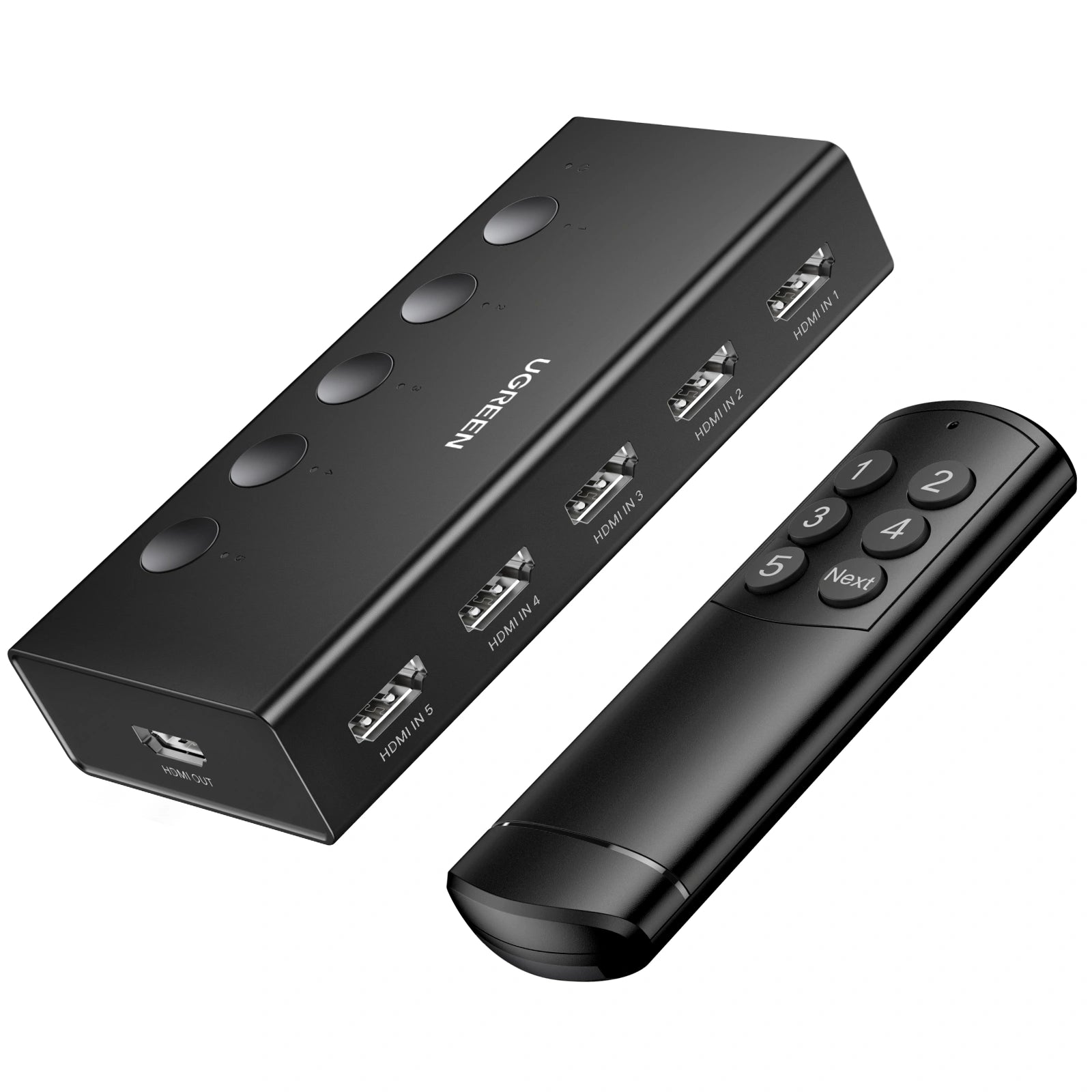 UGREEN HDMI Switch 5-In 1-Out HDMI 4K 60Hz Switcher CM568 90512