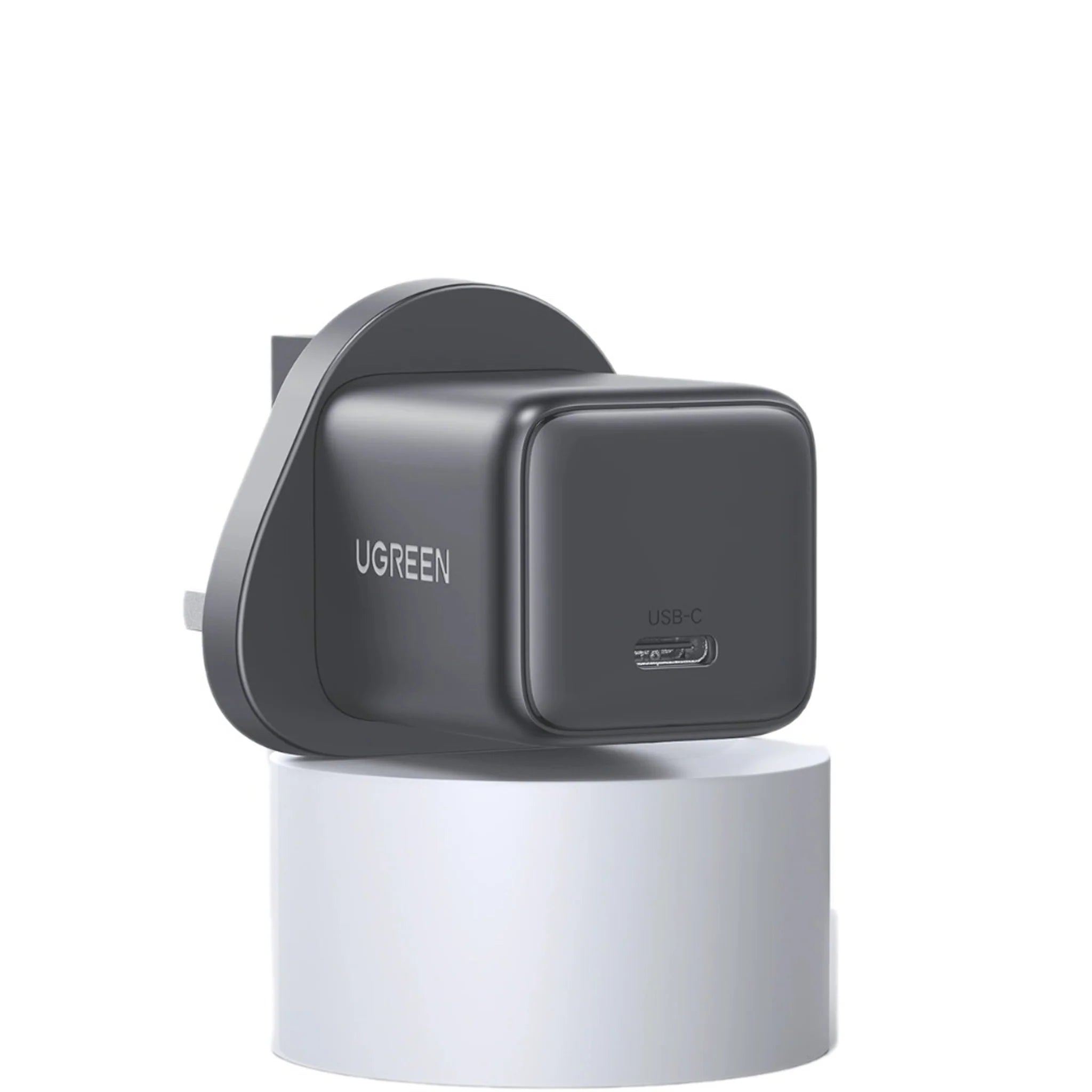 UGREEN 30W One Port USB-C GaN Fast Charger UK - Space Grey