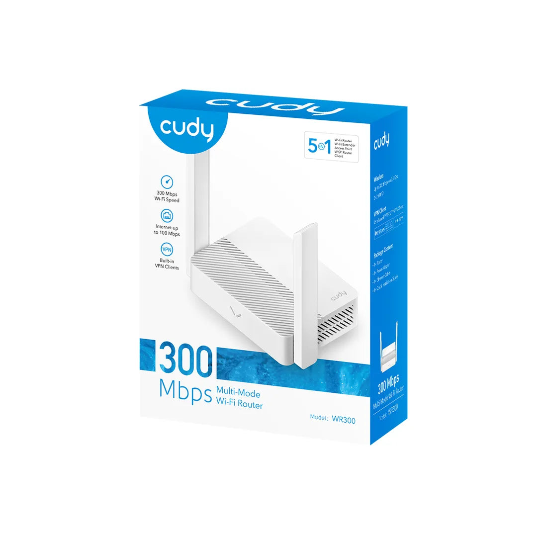CUDY WR300 N300 WI-FI Router