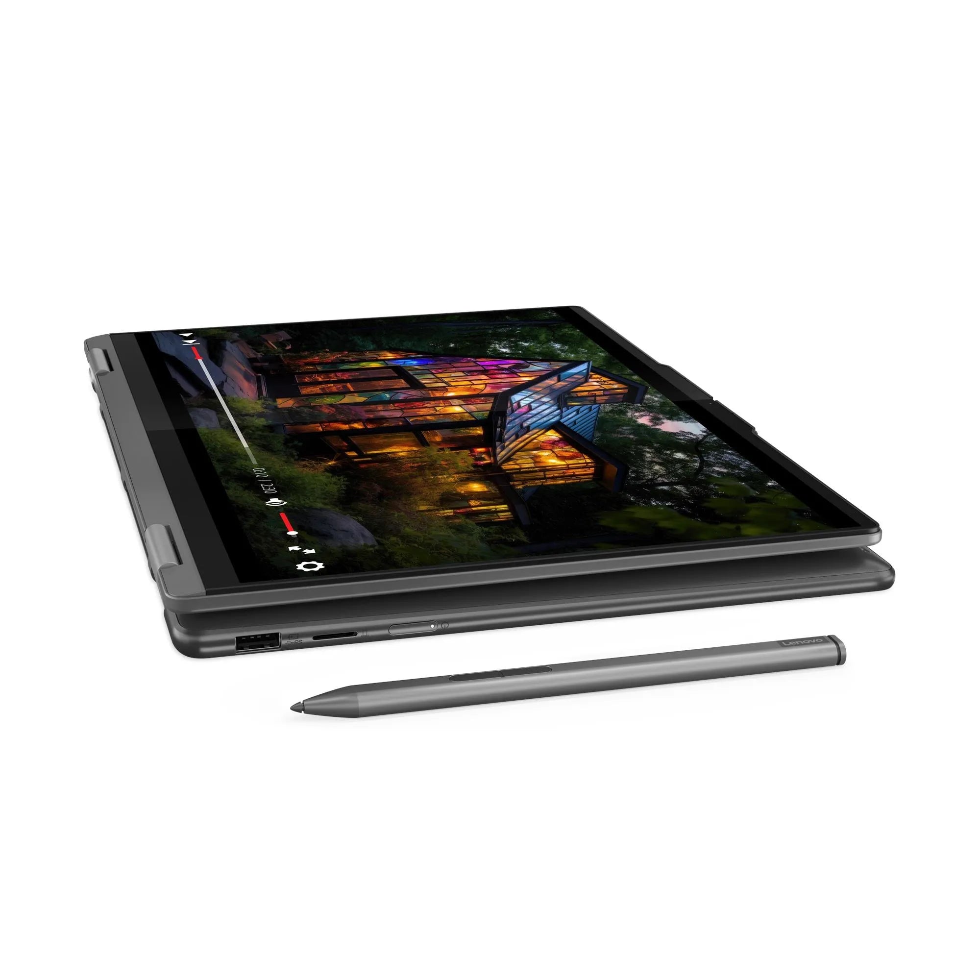 Lenovo Yoga 7 2-in-1 14IML9 Laptop Intel Core Ultra 7 256V Processor Intel Arc Graphics 16GB LPD5X-7467 Ram 1 TB SSD Storage 14" WUXGA Convertible Notebook Windows 11 Home Storm Grey