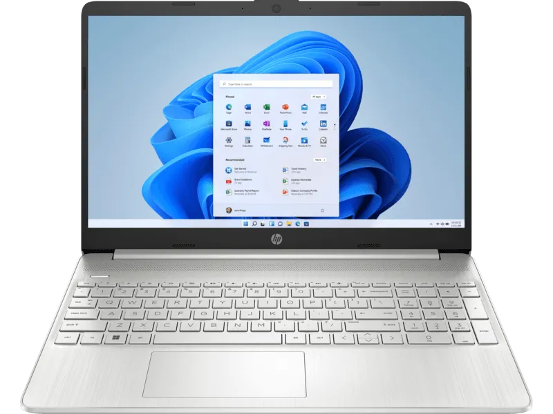 HP 15S-FQ5318TU Laptop 12th Gen Intel Core i7-1255U 8GB DDR4 3200 Ram 512GB NVMe SSD 15.6" FHD Display Windows 11 Home Full Size Backlit Keyboard Natural Silver