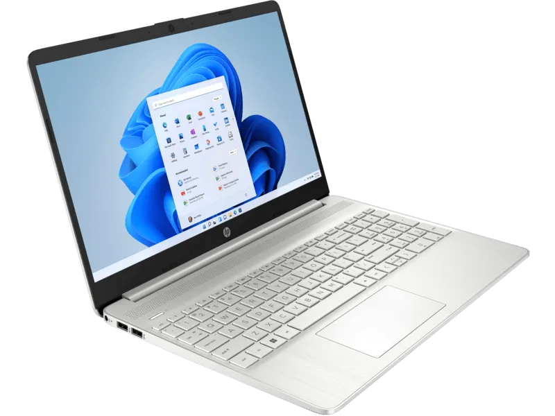 HP 15S-FQ5318TU Laptop 12th Gen Intel Core i7-1255U 8GB DDR4 3200 Ram 512GB NVMe SSD 15.6" FHD Display Windows 11 Home Full Size Backlit Keyboard Natural Silver