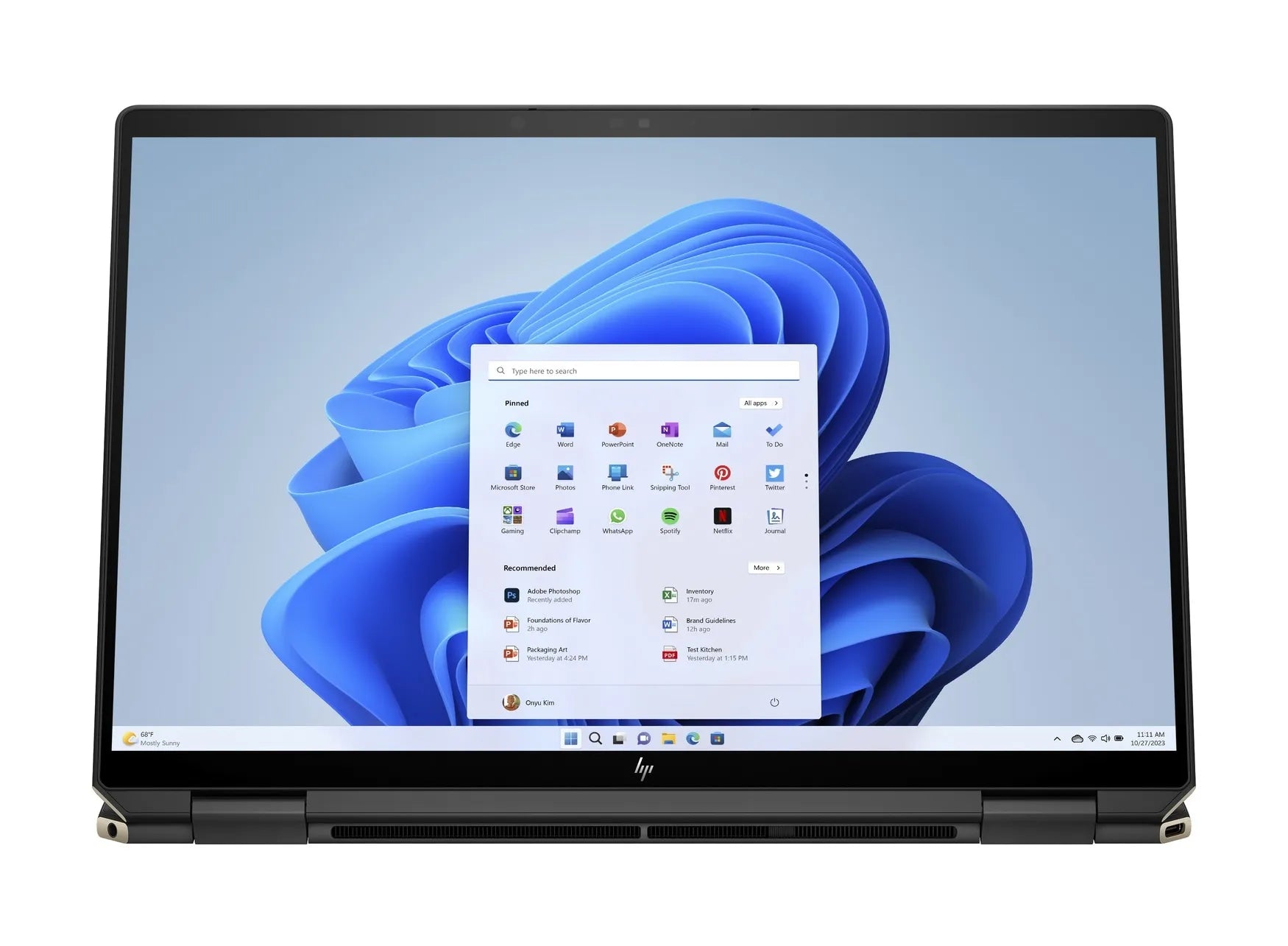 HP Spectre x360 2-in-1 14-eu0040ca Laptop Intel Core Ultra 7-155U 16 GB Onboard Ram 1TB PCIe Gen4 NVMe M.2 SSD Storage 14" diagonal 3K (2880 x 1800) OLED Display Windows 11 Home Poly Studio Speakers English Keyboard Nightfall Black