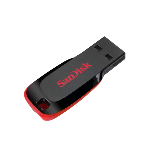 SanDisk Cruzer Blade USB 2.0 Flash Drive - 128GB (Red) DCZ50-0128G-B35