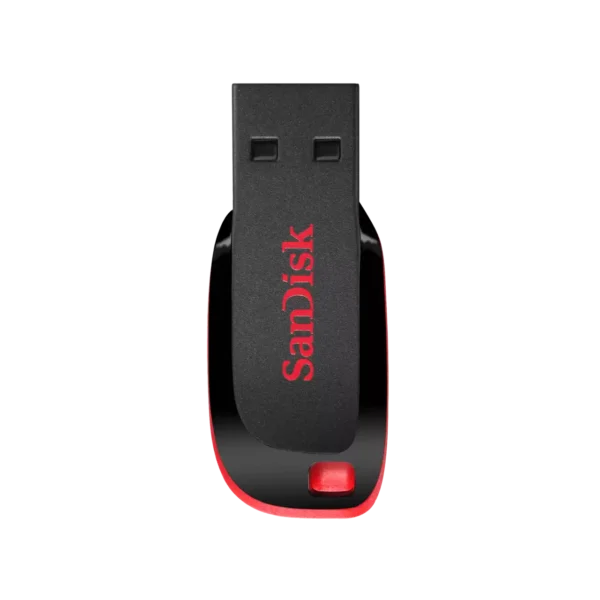 SanDisk Cruzer Blade USB 2.0 Flash Drive - 128GB (Red) DCZ50-0128G-B35