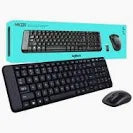 Logitech MK220 Wireless Keyboard and Mouse Combo (Black)