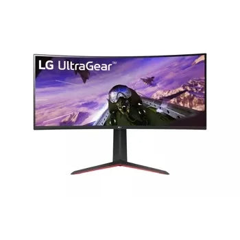 LG 34 Inch Curved Gaming Monitor UltraGear™ QHD 1440P HDR 10 160Hz Monitor with Tilt/Height Adjustable Stand