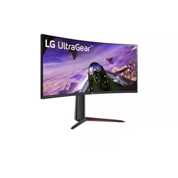 LG 34 Inch Curved Gaming Monitor UltraGear™ QHD 1440P HDR 10 160Hz Monitor with Tilt/Height Adjustable Stand