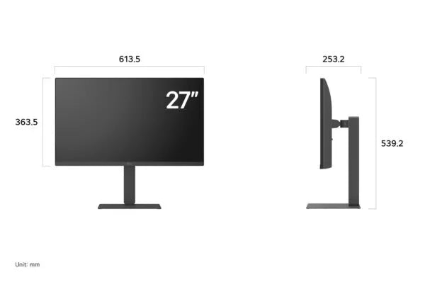 LG 27 Inch LG UltraFine™ 4K UHD IPS Display Monitor USB Type-C™ (90W Power Delivery), Black
