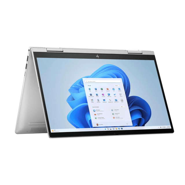 HP 14-es1013dx Envy X360 2-in-1 Laptop Intel Core 7 150U processor 16 GB DDR4-3200 Onboard Ram 512 GB PCIe Gen4 NVMe M.2 SSD 14" diagonal FHD (1920 x 1080) Touch Display Windows 11 Home Natural Silver