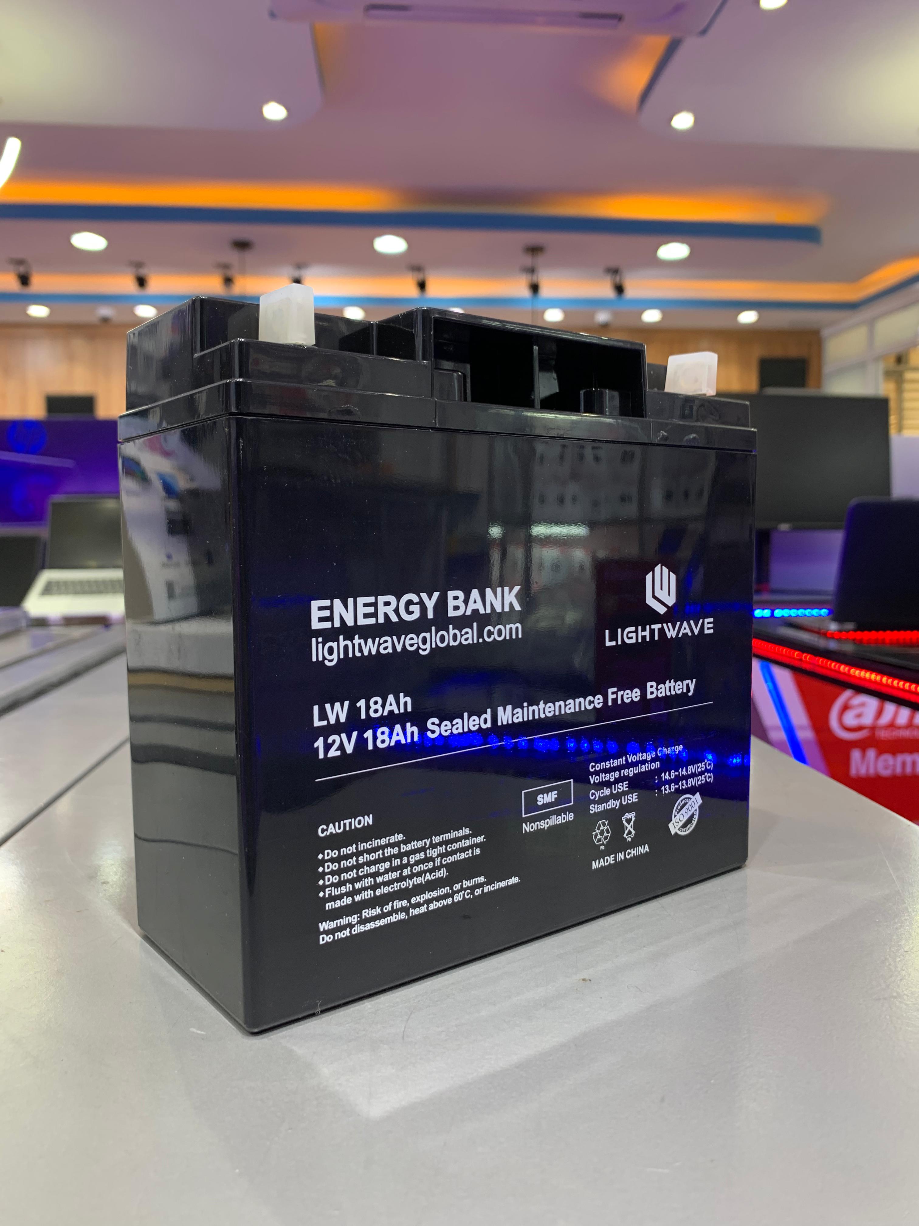Lightwave 12V 18AH Battery