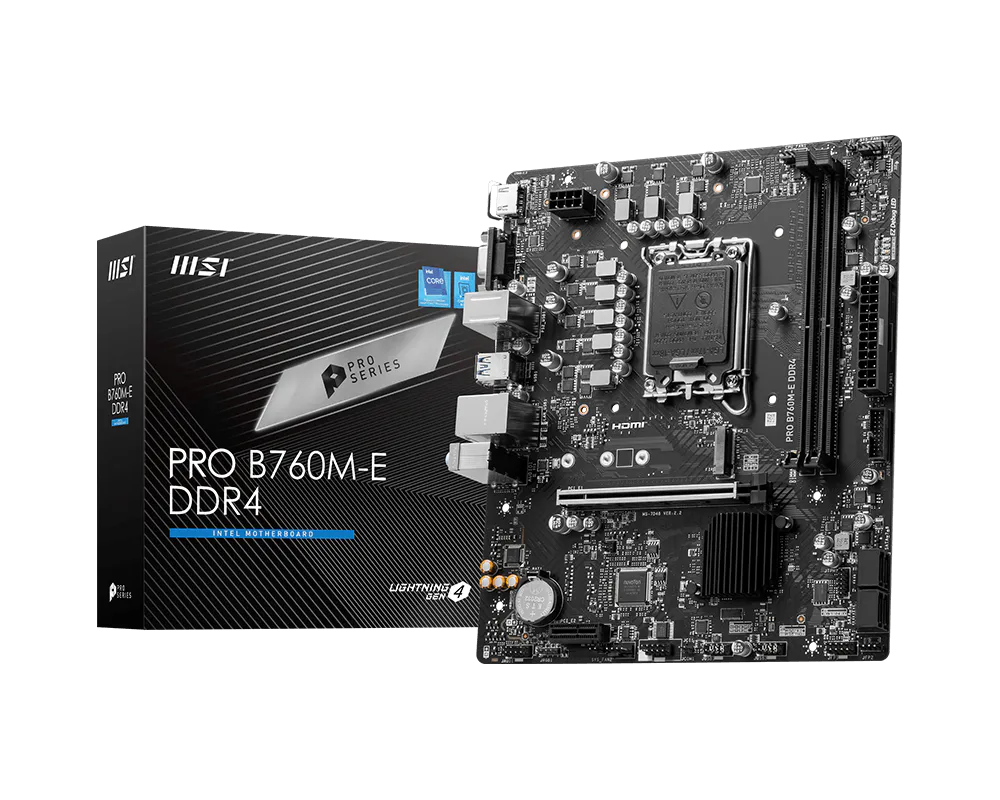 MSI B550M PRO-VDH WIFI Gaming Desktop Motherboard