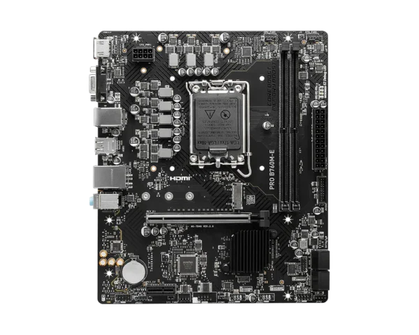 MSI PRO B760M-E DDR5 Desktop Gaming Motherboard