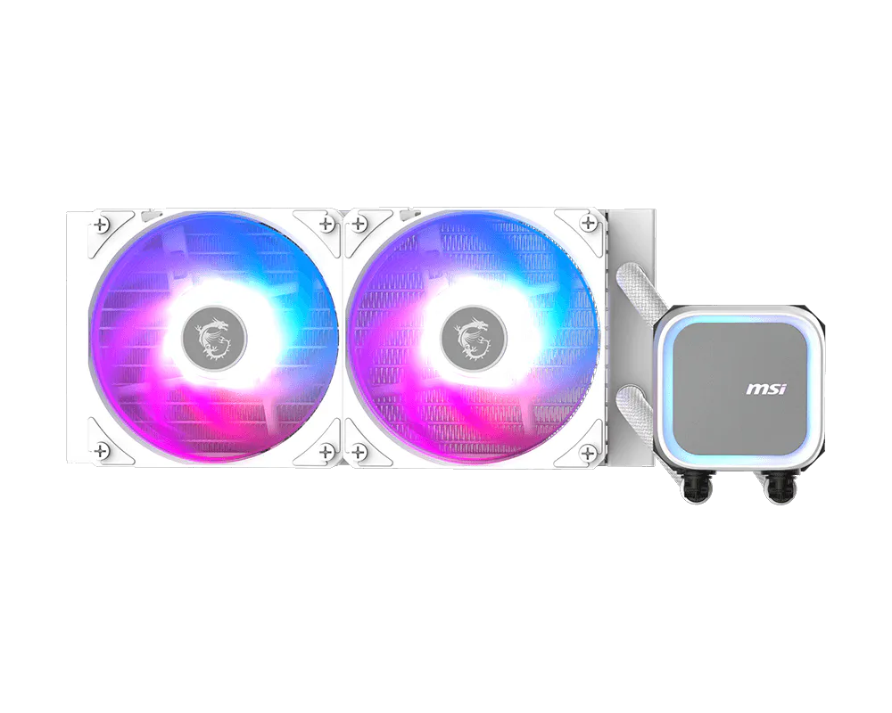 MSI MAG CORELIQUID A13 240 ARGB CPU Liquid Cooler - WHITE
