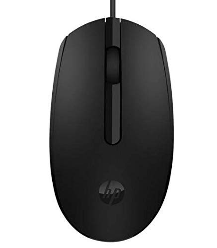 HP M10 Wired USB Mouse with 3 Buttons High Definition 1000DPI Optical Tracking Ambidextrous Design