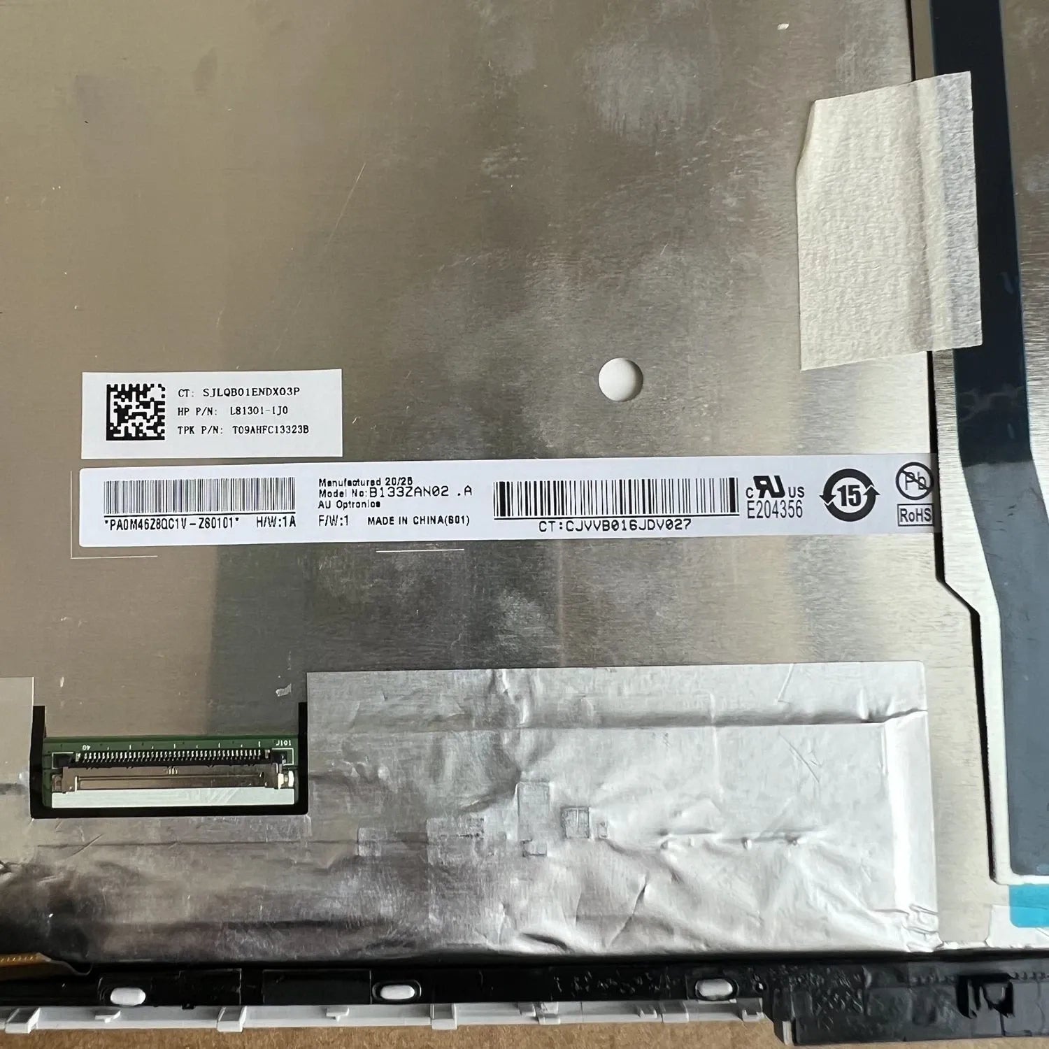 Replacement Screen For HP ENVY 13-ba1505TU 13-BA1050CA 40Pins LCD Display Touch Screen Assembly
