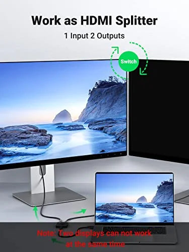 UGREEN HDMI Switcher 4K@60Hz HDMI Splitter Bi-directional Switcher
