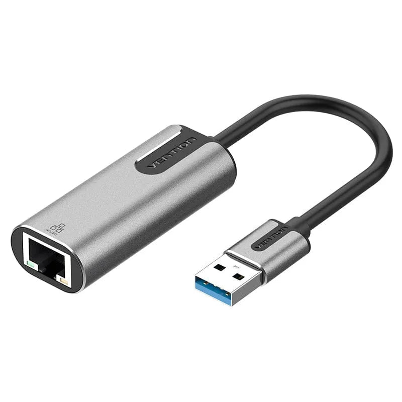 Vention USB 3.0 TO GIGABIT ETHERNET ADAPTER Gray 0.15M    Aluminum Alloy Type (VEN CEWHB)