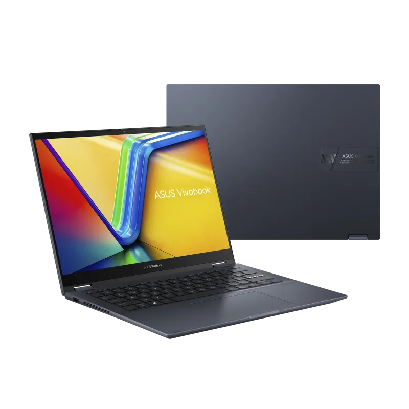 ASUS Vivobook S 14 Flip -TP3402ZA Laptop Intel Core i5-12500H 2.3 GHz 12th Gen Processor 8GB Ram 1TB SSD  Storage 14-inch 2K OLED Touchscreen Display  Stylus Quiet Blue