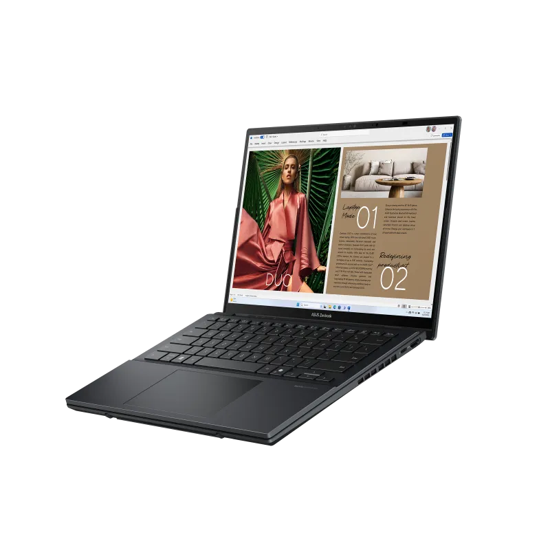 ASUS Zenbook Duo OLED (UX8406MA) Laptop Intel Core Ultra 7 Processor 155H 16GB LPDDR5X RAM 1TB SSD Intel Arc Graphics Dual 14.0" 3K (2880 x 1800) OLED 120Hz Touch Display Detachable full-size Bluetooth magnetic keyboard Inkwell Grey